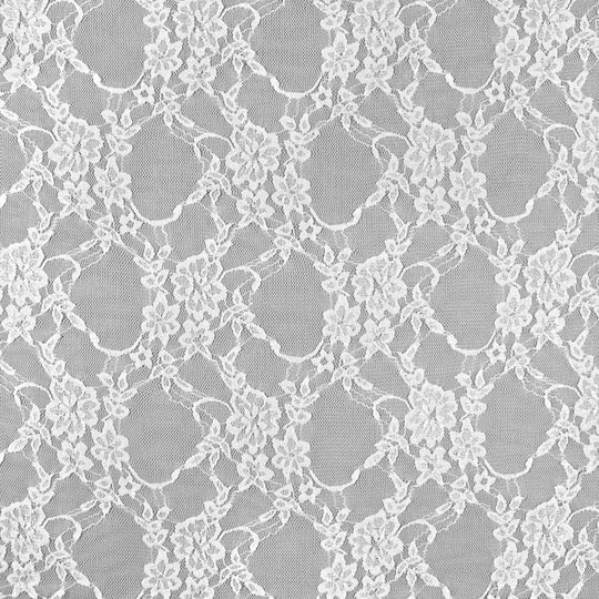 White Stretch Lace